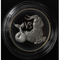 Монета 2 рубля 2002 Козерог