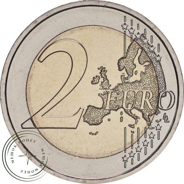 Люксембург 2 евро 2023 25 лет вступления герцога Анри в члены МОК