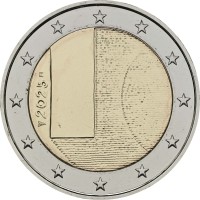 Монета Финляндия 2 евро 2025 Государственные визиты