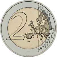 Монета Финляндия 2 евро 2025 Государственные визиты