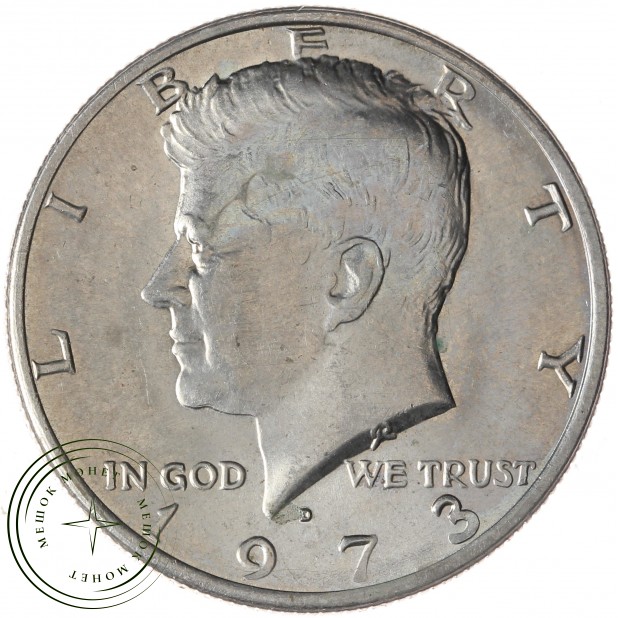 США 50 центов 1973 Kennedy Half Dollar D