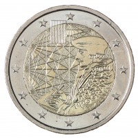 Монета Люксембург 2 евро 2022 Эразмус
