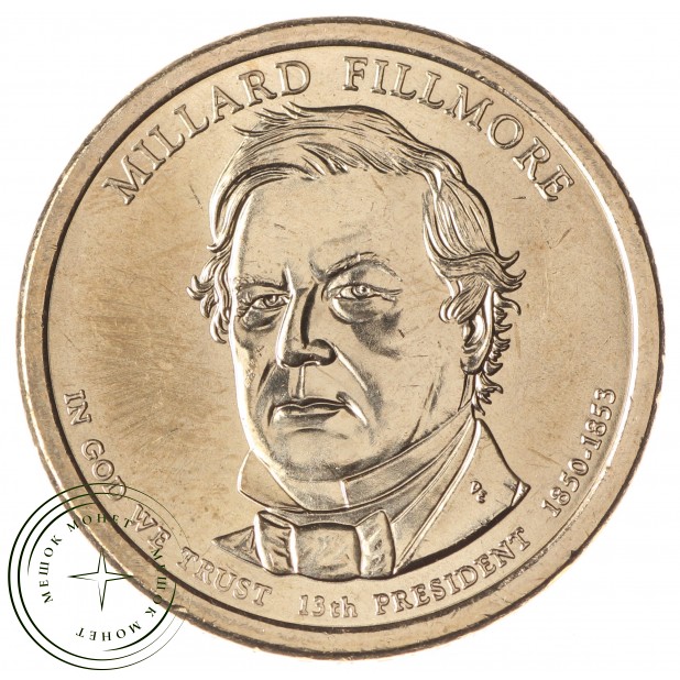США 1 доллар 2010 Миллард Филлмор