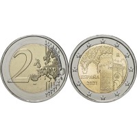 Монета Испания 2 евро 2021 Толедо