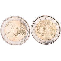 Монета Испания 2 евро 2021 Толедо