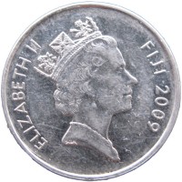 Монета Фиджи 10 центов 2009