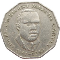 Монета Ямайка 50 центов 1975