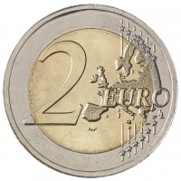 Монета Эстония 2 евро 2018 100 лет Республике