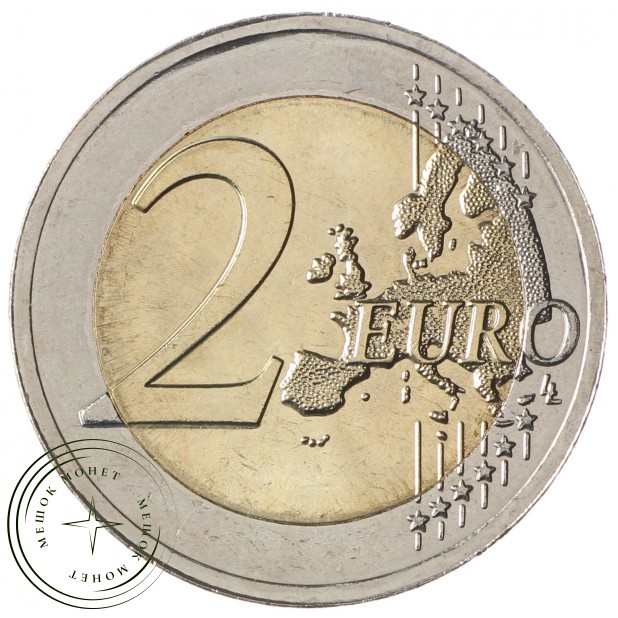 Эстония 2 евро 2018 100 лет Республике
