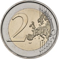 Монета Словения 2 евро 2024 Национальная библиотека