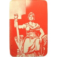 Карманный календарь Ленинградские силуэты скульптура у подножия Ростральных колонн 1984