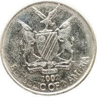 Монета Намибия 5 центов 2002