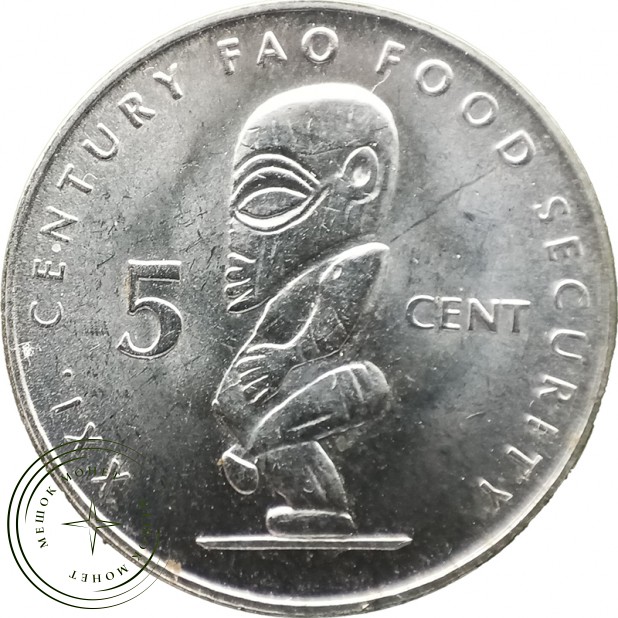 Острова Кука 5 центов 2000