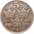 Швеция 5 эре 1945