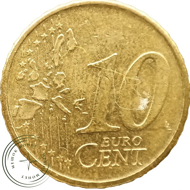 Германия 10 евроцентов 2002