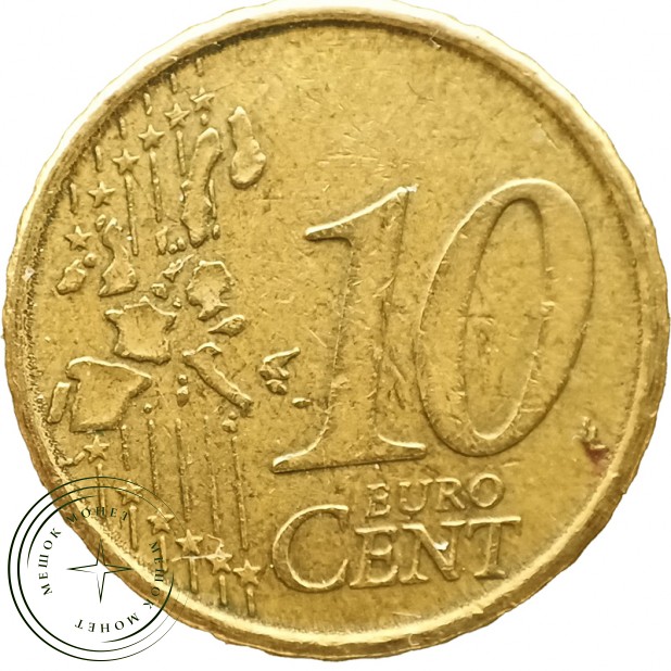 Испания 10 евроцентов 1999
