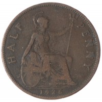 Великобритания 1/2 пенни 1926