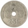 Бельгия 25 сентим 1938