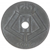 Монета Бельгия 10 сентим 1944