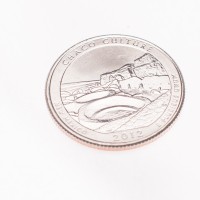 Монета США 25 центов 2012 Национальный исторический парк Чако