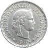 Швейцария 10 раппенов 1955