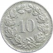 Швейцария 10 раппенов 1962