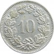 Швейцария 10 раппенов 1962
