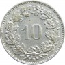 Швейцария 10 раппенов 1962 - 937040219