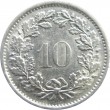 Швейцария 10 раппенов 1970
