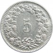 Швейцария 5 раппенов 1958