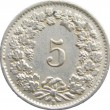 Швейцария 5 раппенов 1955