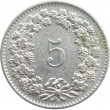 Швейцария 5 раппенов 1963