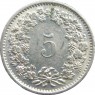 Швейцария 5 раппенов 1970 - 937040239