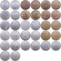 Набор монет Польши (16 монет)