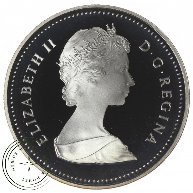 Канада 1 доллар 1984 150 лет Торонто Индеец