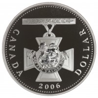 Канада 1 доллар 2006 150 лет Кресту Виктории