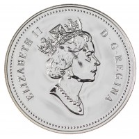 Канада 1 доллар 1996 яблоки Макинтош