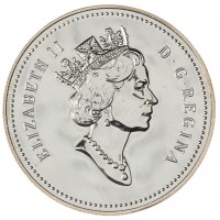 Канада 1 доллар 1991 175 лет пароходу Фронтенак