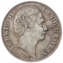 Копия 1 талер 1866 Людвиг 2 Бавария