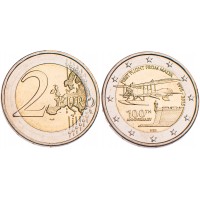 Монета Мальта 2 евро 2015 100 лет первого авиа полета с Мальты