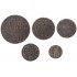 Копия Набор Барабаны 1762 медь 5 монет