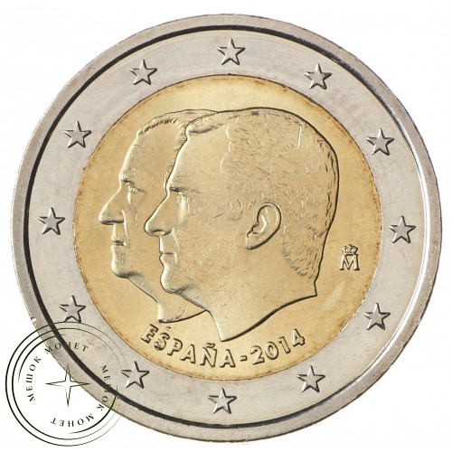 Испания 2 евро 2014 Провозглашение королём Филипа VI — 36886489