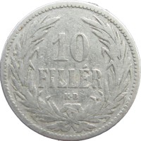 Венгрия 10 филлеров 1894