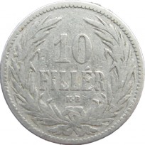 Монета Венгрия 10 филлеров 1894