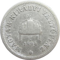 Монета Венгрия 10 филлеров 1894