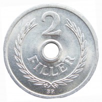 Монета Венгрия 2 филлера 1971