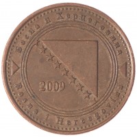 Монета Босния и Герцеговина 20 фенингов 2009