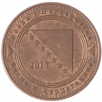 Монета Босния и Герцеговина 10 фенингов 2017