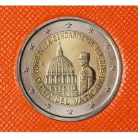 Монета Ватикан 2 евро 2016 200 лет папской жандармерии