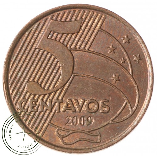 Бразилия 5 сентаво 2009